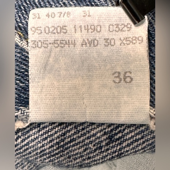 Vintage Lee high rise relaxed tapered leg mom jeans size 14 Medium made in USA - Picture 4 of 4